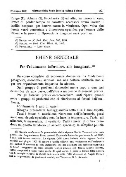 Giornale della Società italiana d'igiene