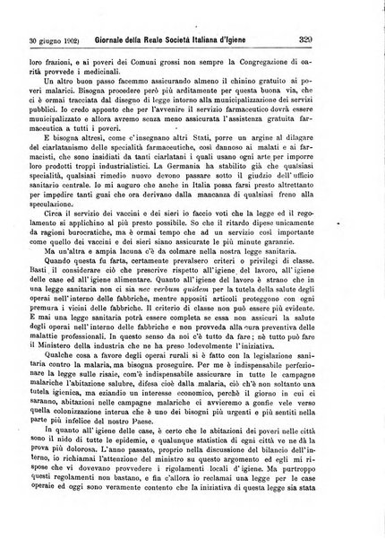 Giornale della Società italiana d'igiene