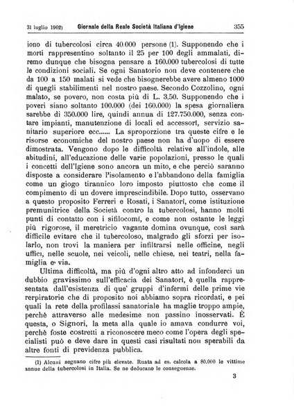 Giornale della Società italiana d'igiene