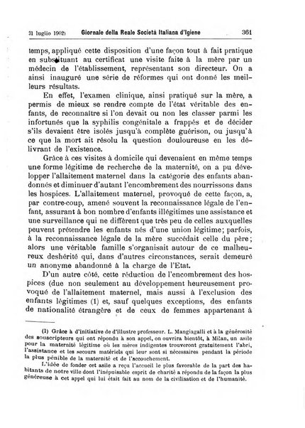 Giornale della Società italiana d'igiene