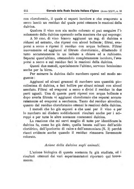 Giornale della Società italiana d'igiene