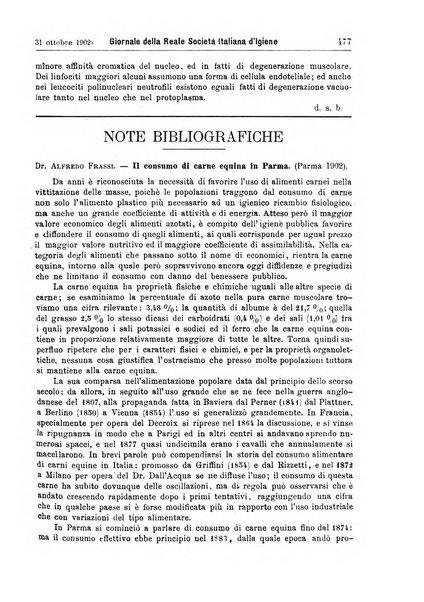 Giornale della Società italiana d'igiene