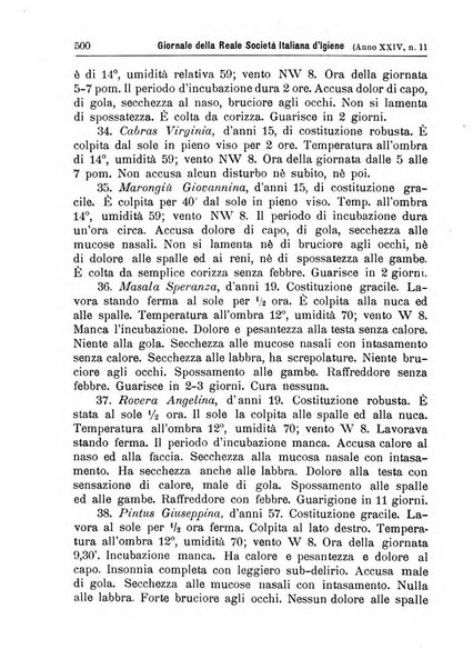 Giornale della Società italiana d'igiene