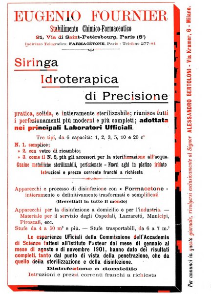 Giornale della Società italiana d'igiene