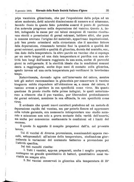 Giornale della Società italiana d'igiene