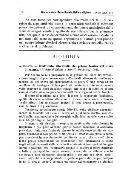 Giornale della Società italiana d'igiene