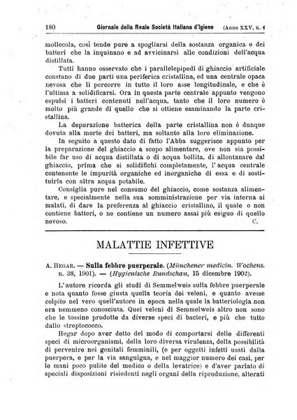 Giornale della Società italiana d'igiene