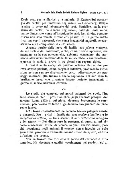 Giornale della Società italiana d'igiene