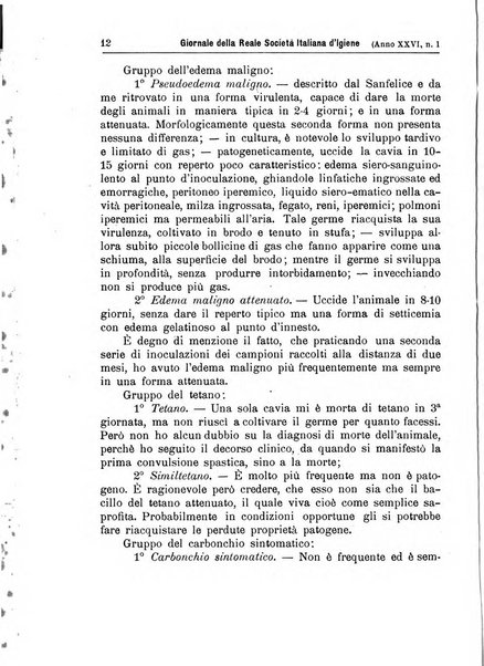 Giornale della Società italiana d'igiene