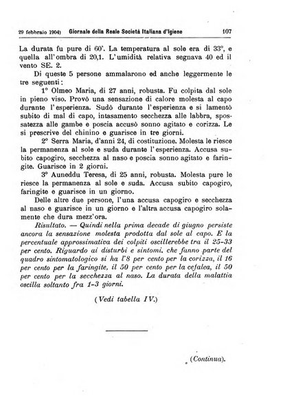 Giornale della Società italiana d'igiene