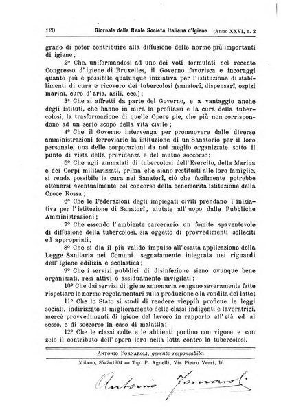 Giornale della Società italiana d'igiene