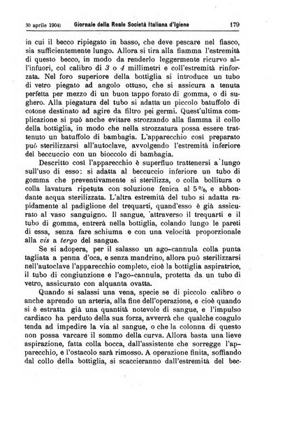 Giornale della Società italiana d'igiene