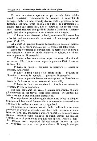 Giornale della Società italiana d'igiene