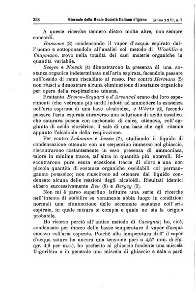 Giornale della Società italiana d'igiene