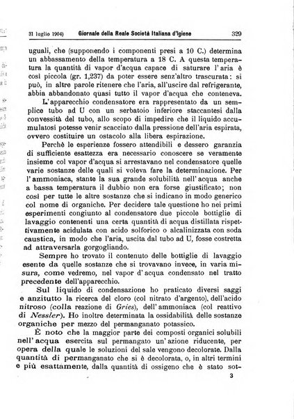 Giornale della Società italiana d'igiene