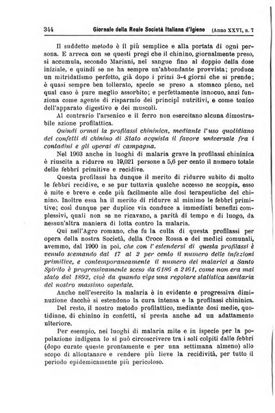 Giornale della Società italiana d'igiene