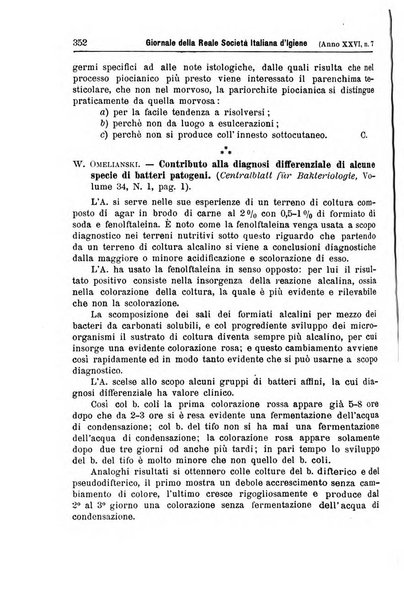 Giornale della Società italiana d'igiene