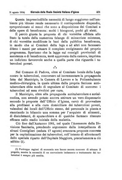 Giornale della Società italiana d'igiene