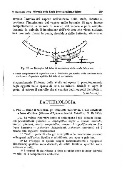 Giornale della Società italiana d'igiene