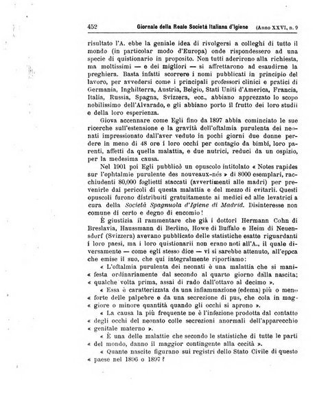 Giornale della Società italiana d'igiene