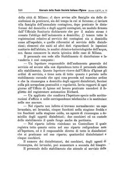 Giornale della Società italiana d'igiene