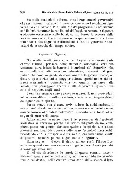 Giornale della Società italiana d'igiene