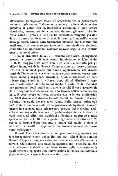 Giornale della Società italiana d'igiene