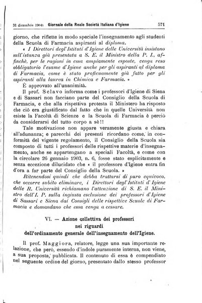 Giornale della Società italiana d'igiene