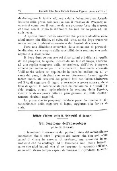 Giornale della Società italiana d'igiene