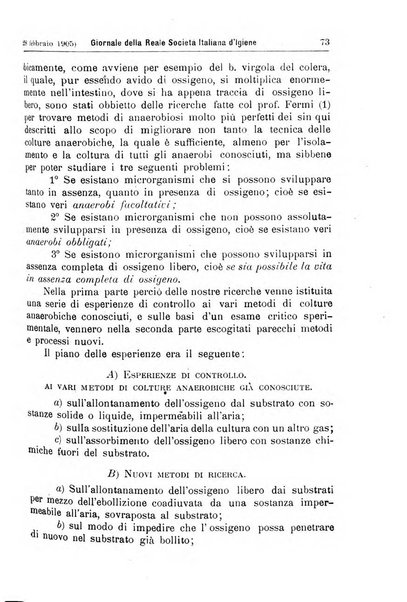 Giornale della Società italiana d'igiene