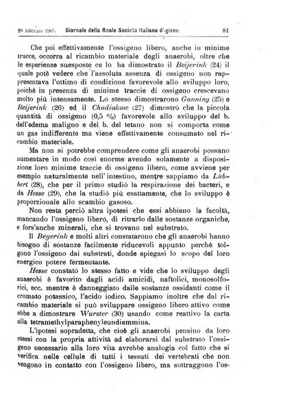 Giornale della Società italiana d'igiene