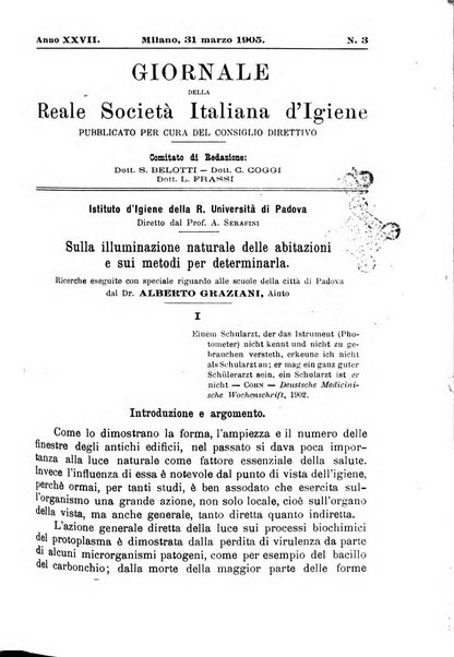 Giornale della Società italiana d'igiene