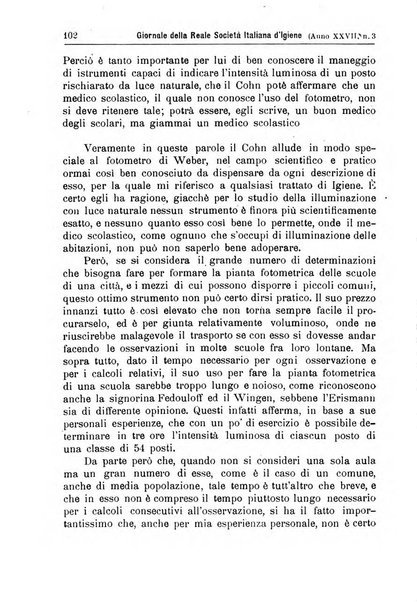 Giornale della Società italiana d'igiene