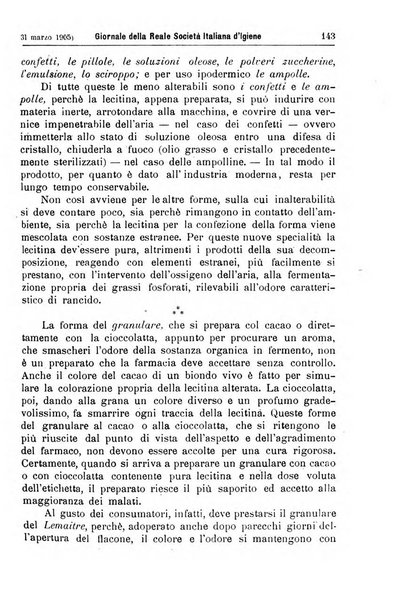 Giornale della Società italiana d'igiene