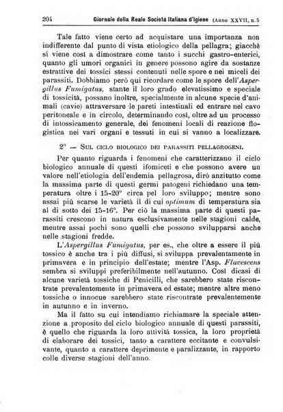 Giornale della Società italiana d'igiene