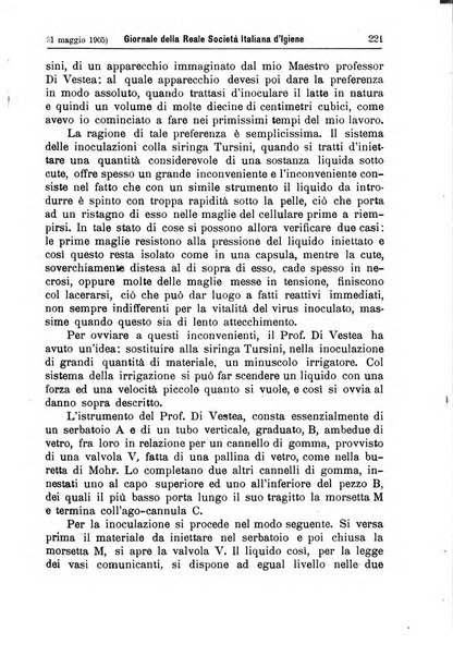 Giornale della Società italiana d'igiene