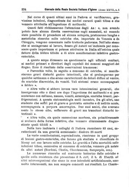 Giornale della Società italiana d'igiene