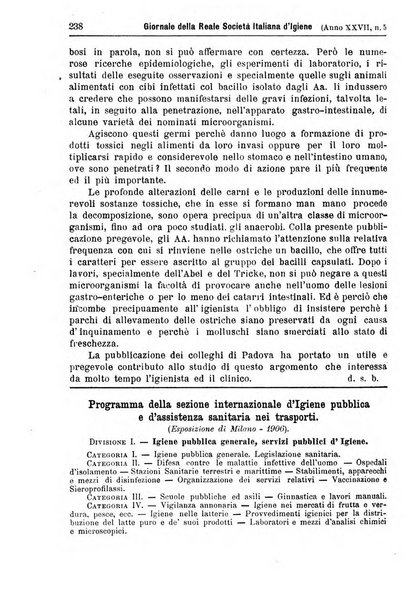 Giornale della Società italiana d'igiene