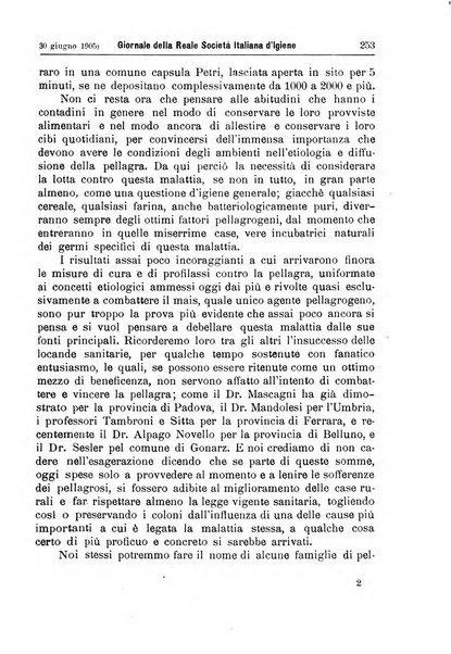 Giornale della Società italiana d'igiene