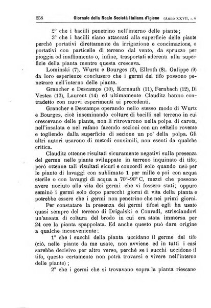 Giornale della Società italiana d'igiene