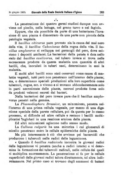 Giornale della Società italiana d'igiene