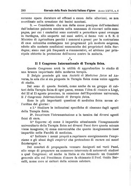 Giornale della Società italiana d'igiene