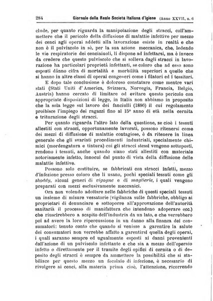 Giornale della Società italiana d'igiene