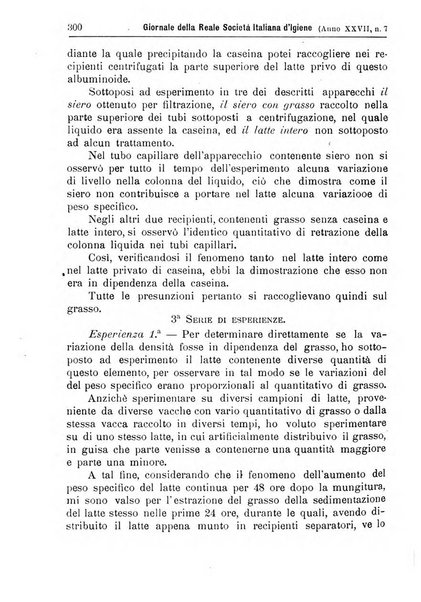 Giornale della Società italiana d'igiene