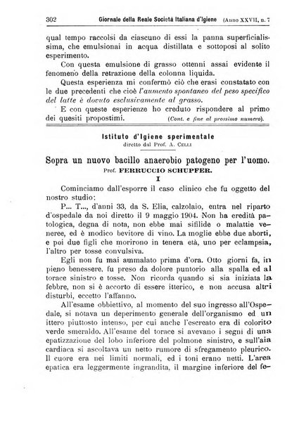 Giornale della Società italiana d'igiene