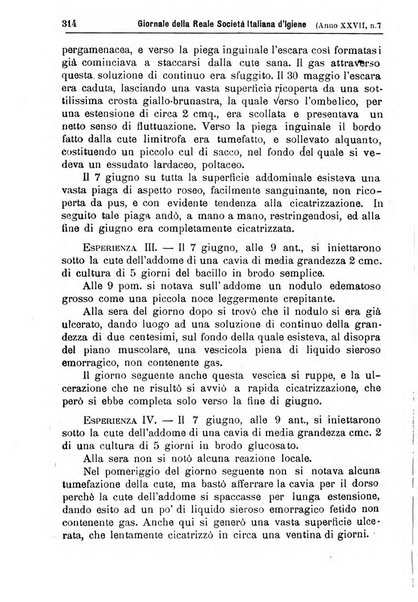 Giornale della Società italiana d'igiene