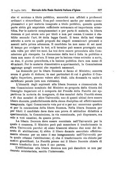 Giornale della Società italiana d'igiene