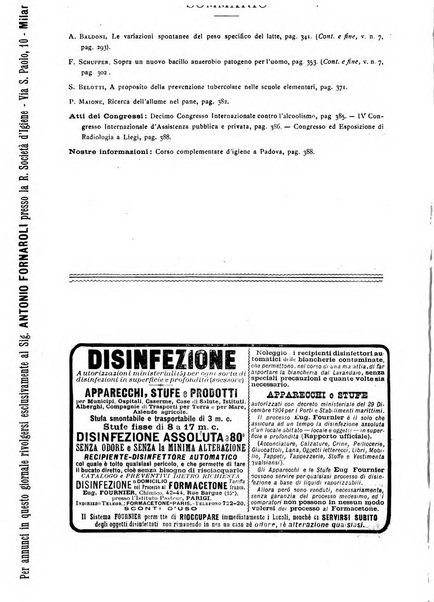 Giornale della Società italiana d'igiene