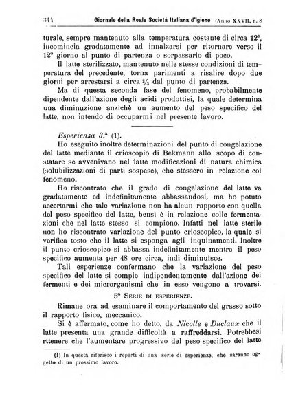 Giornale della Società italiana d'igiene