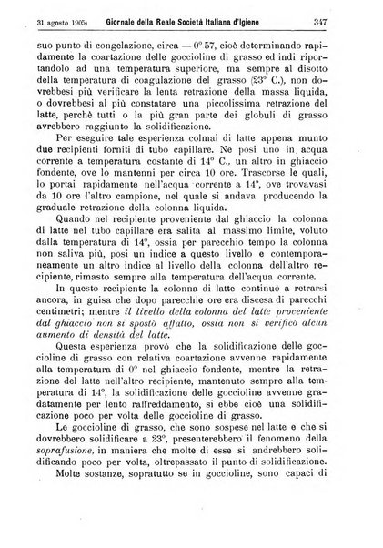 Giornale della Società italiana d'igiene